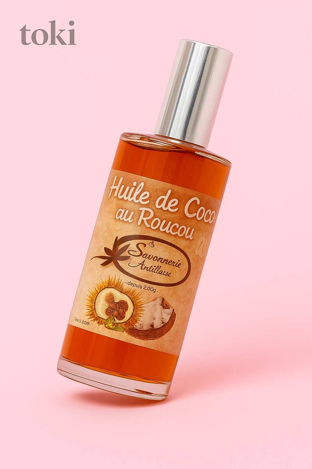 Huile de Coco au Roucou