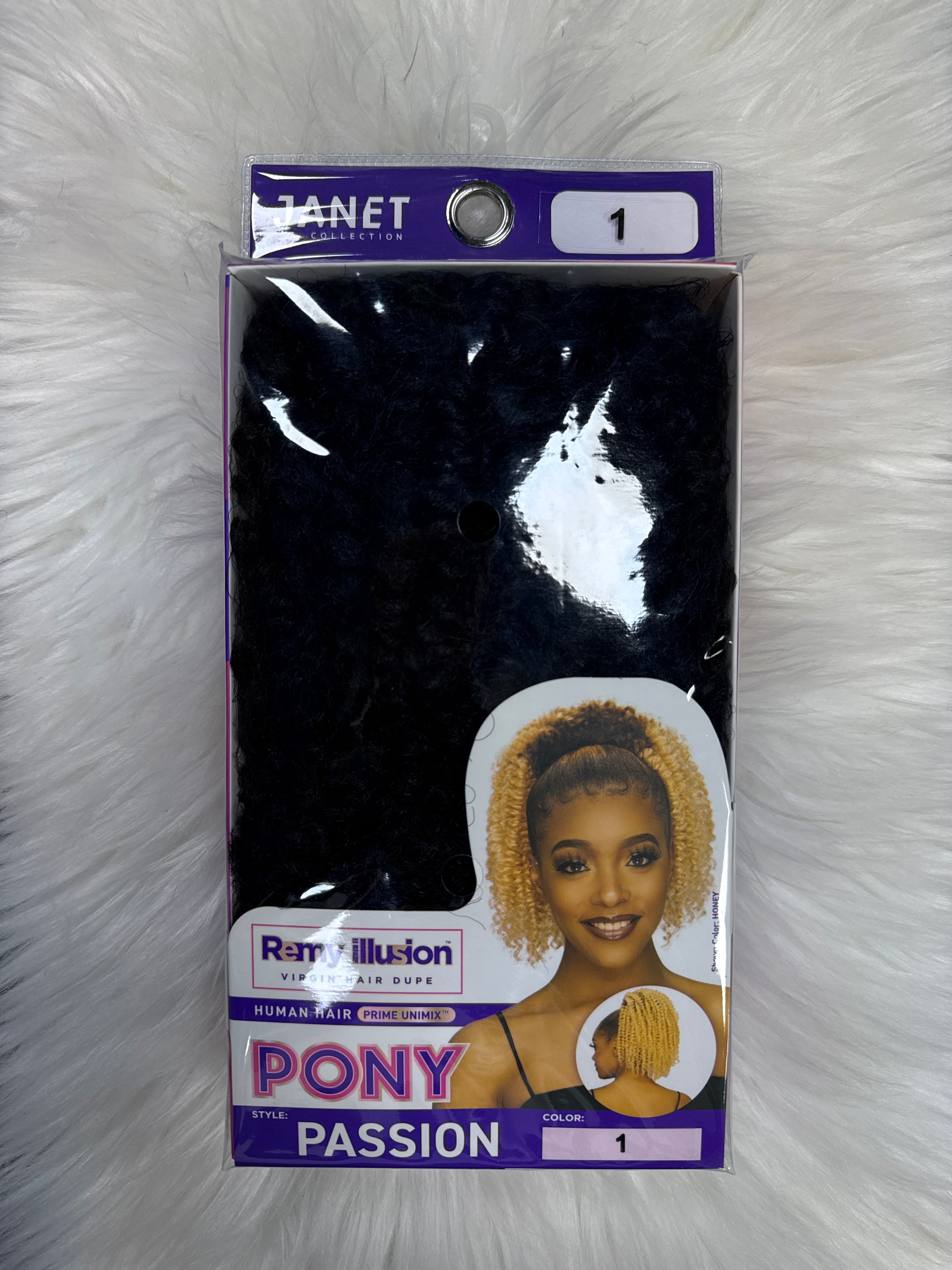 Ponytail Bouclé Court