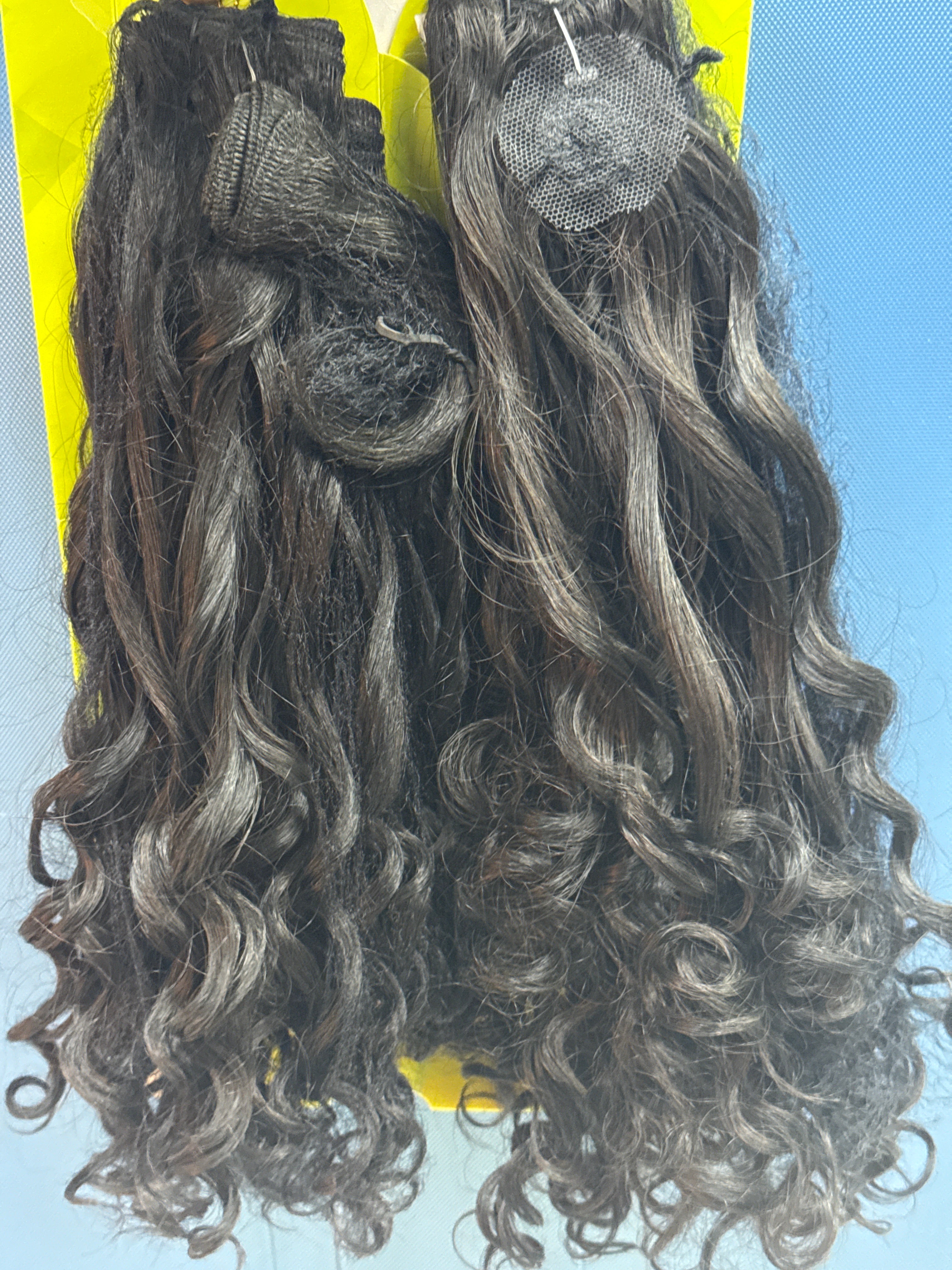 Tissage Cheveux Naturels Bouclés - n°1B