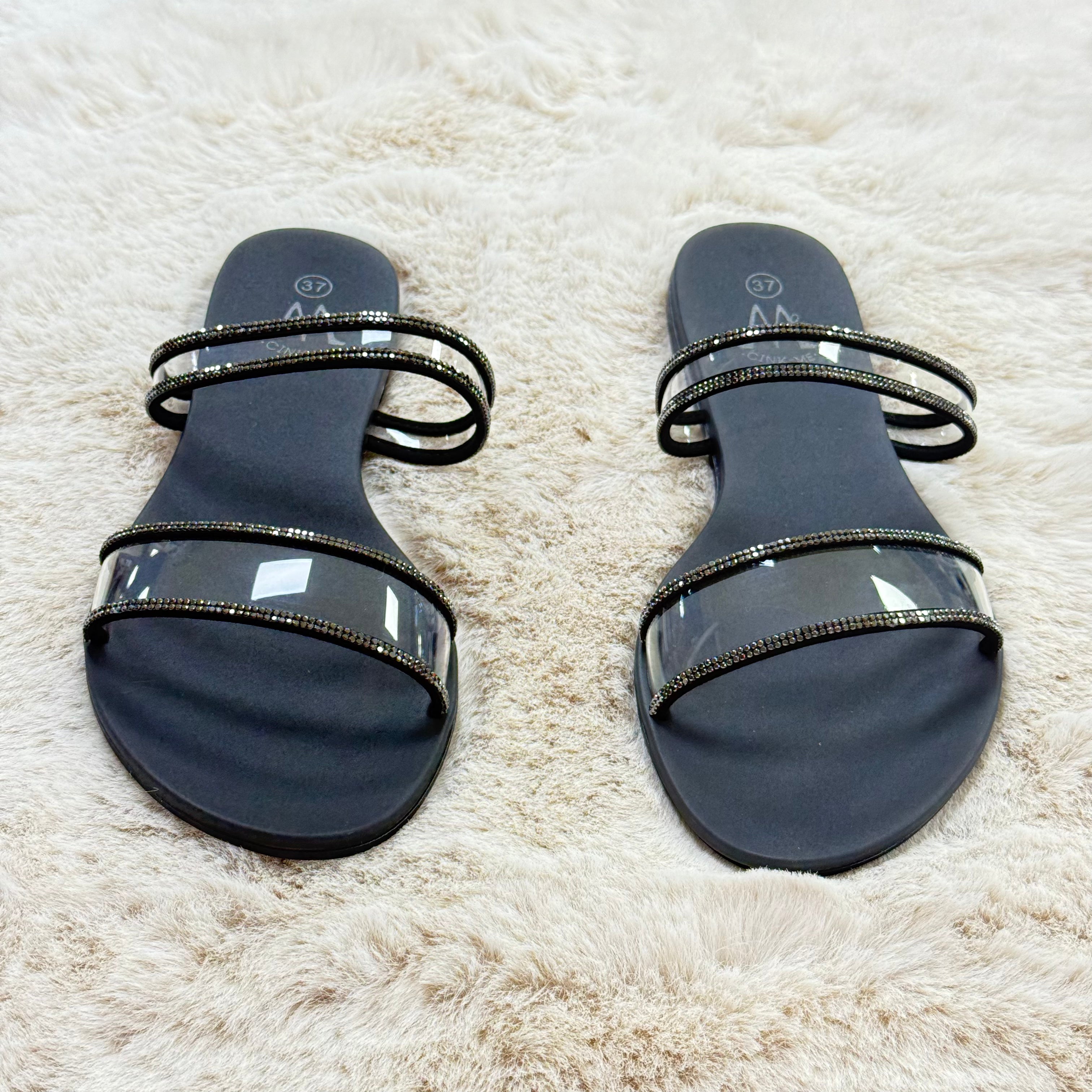 Cink-Me - Sandales Noires