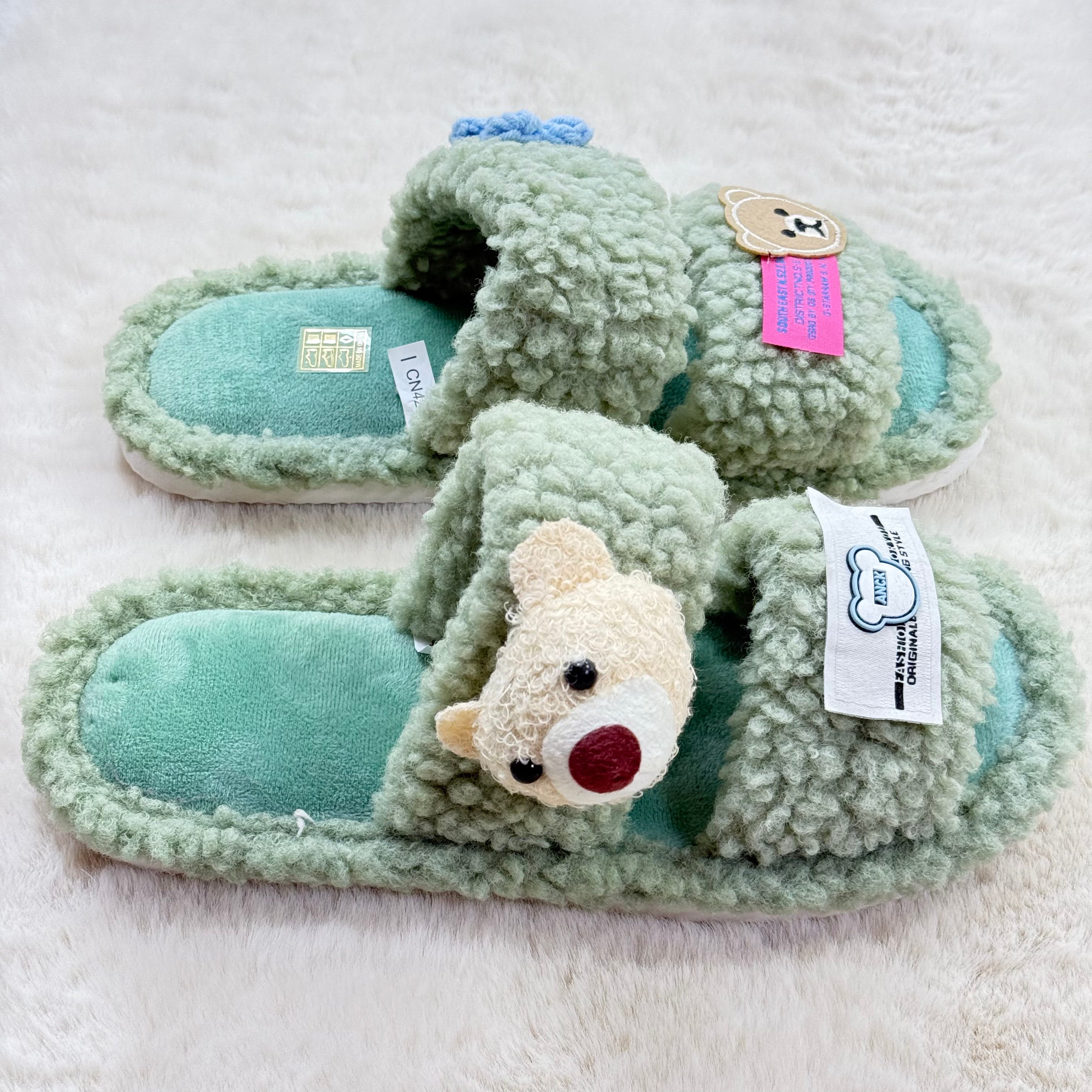 Chaussons Ourssons Bleus