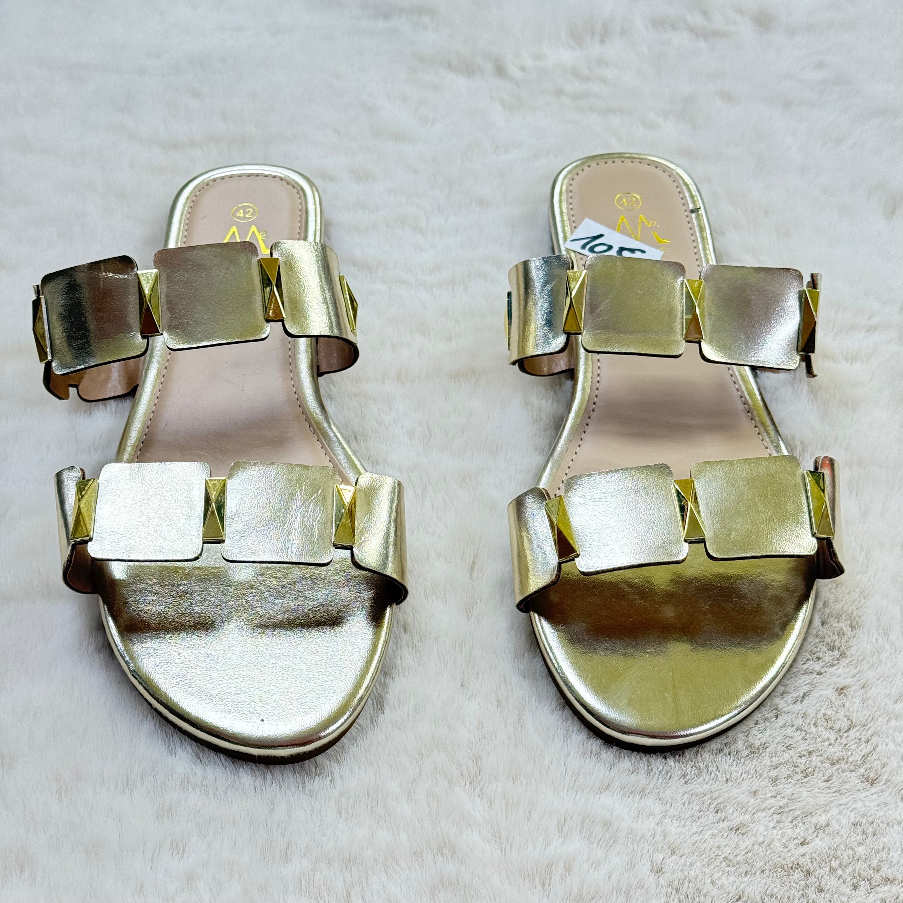 Cink-Me - Sandales Dorées & Or