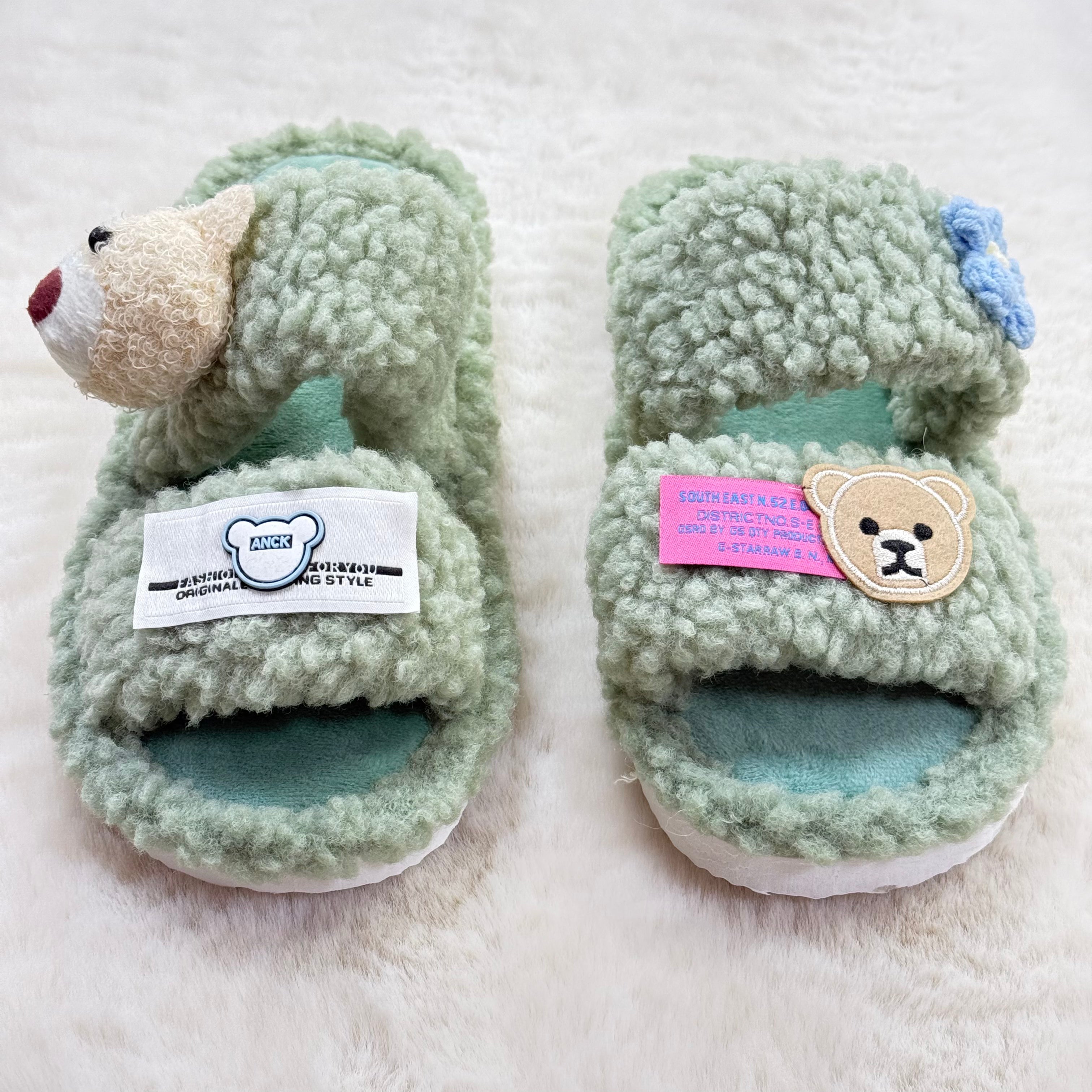 Chaussons Ourssons Bleus