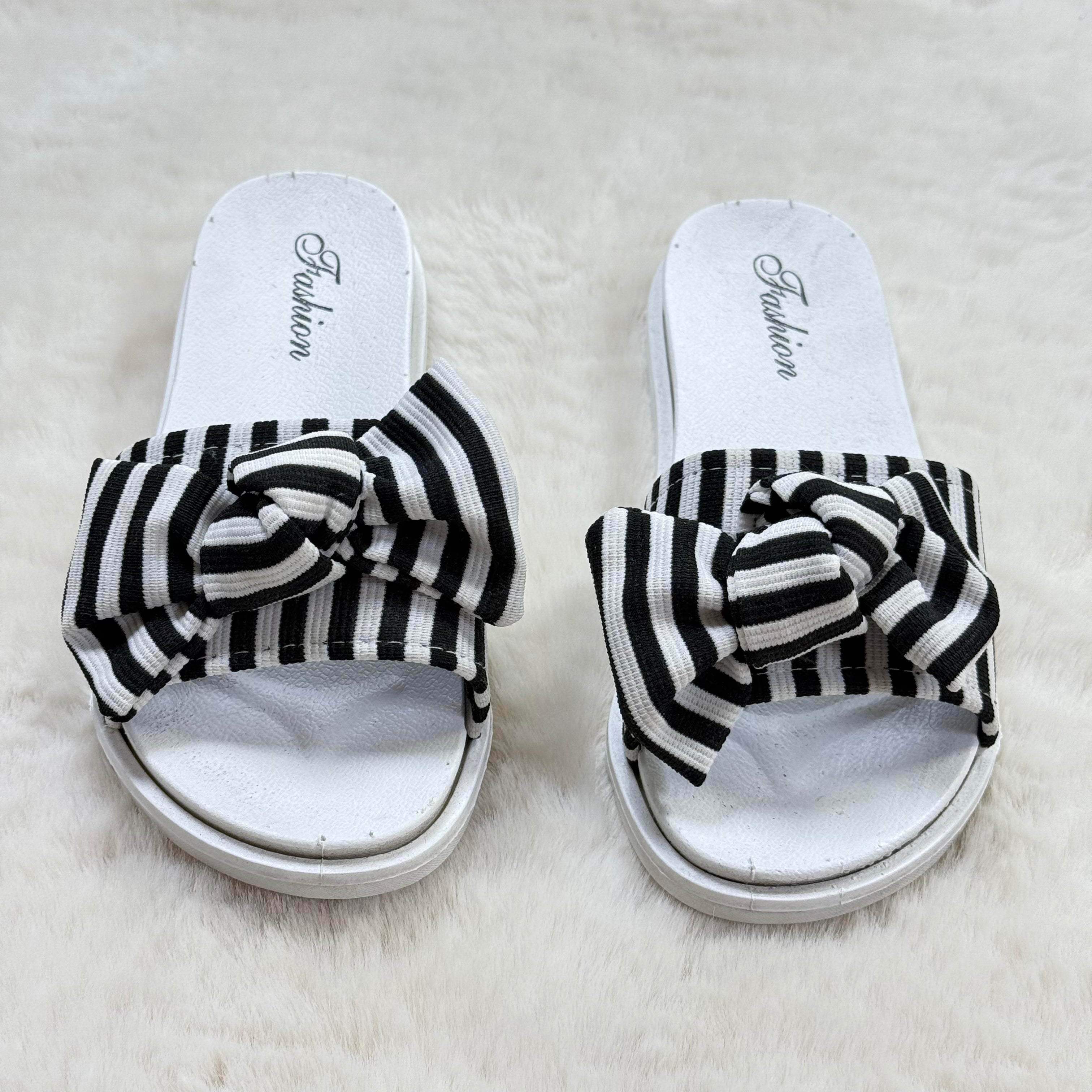 Fashion - Sandales Blanches avec Nœuds