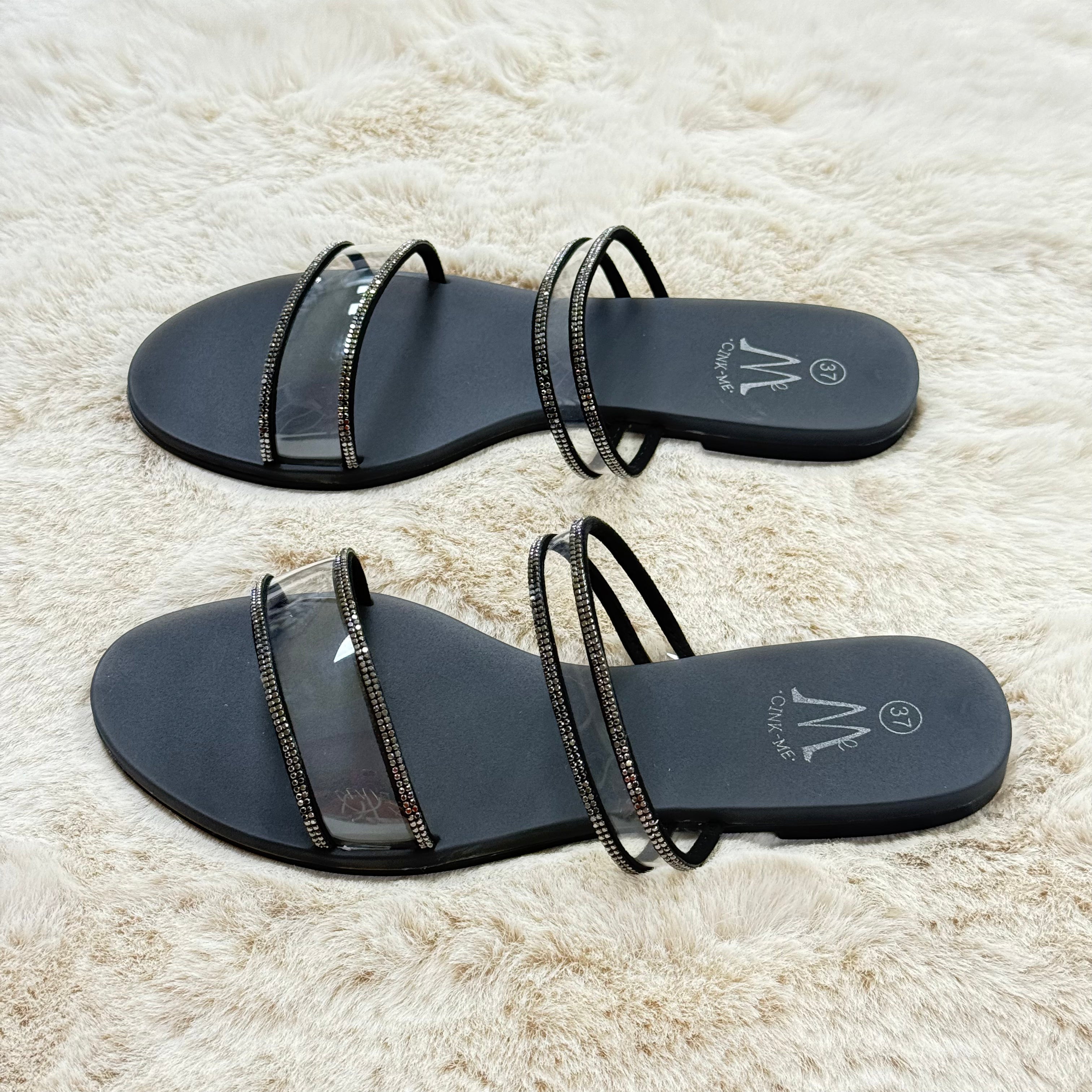 Cink-Me - Sandales Noires