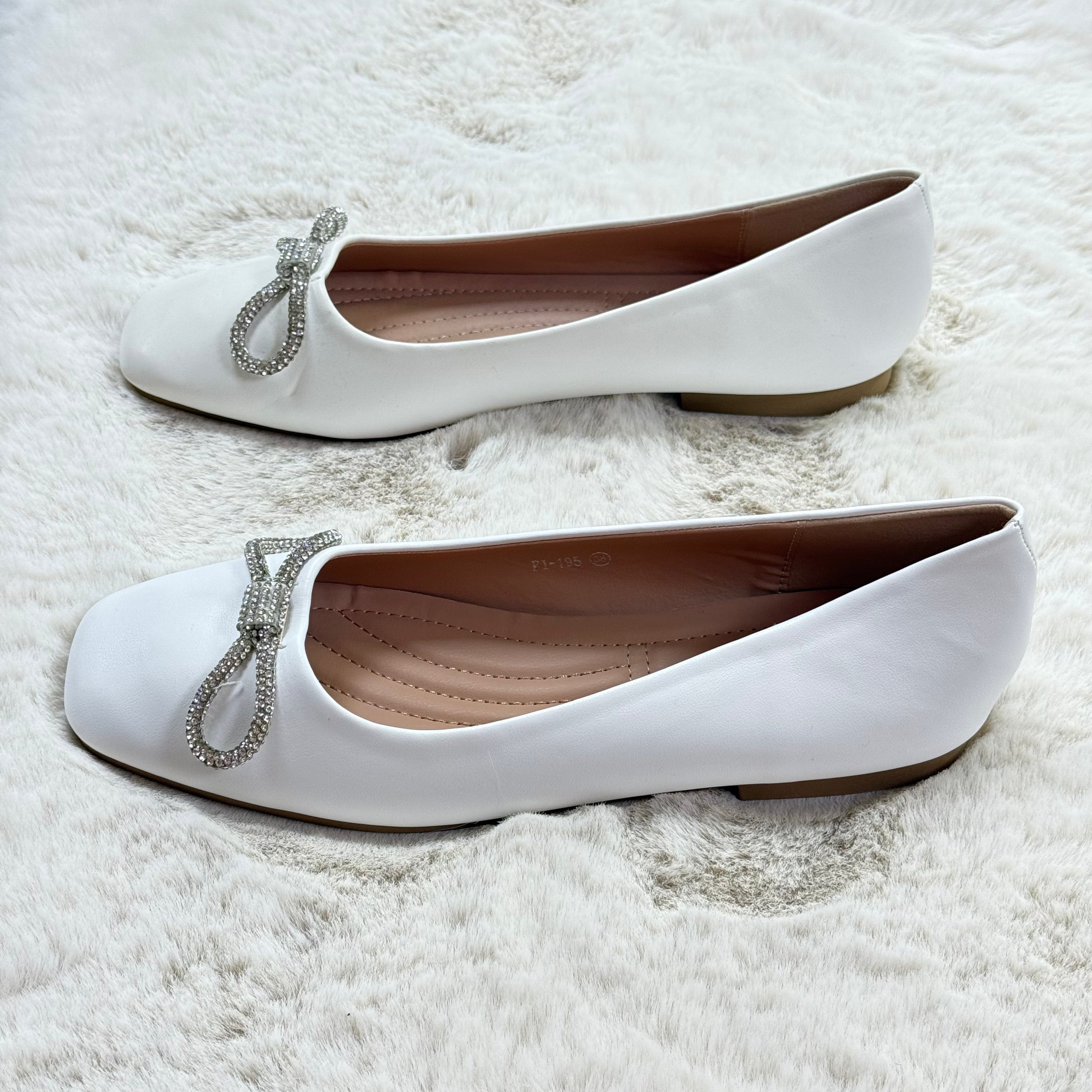 Lov’it - Sandales Blanches Perlées