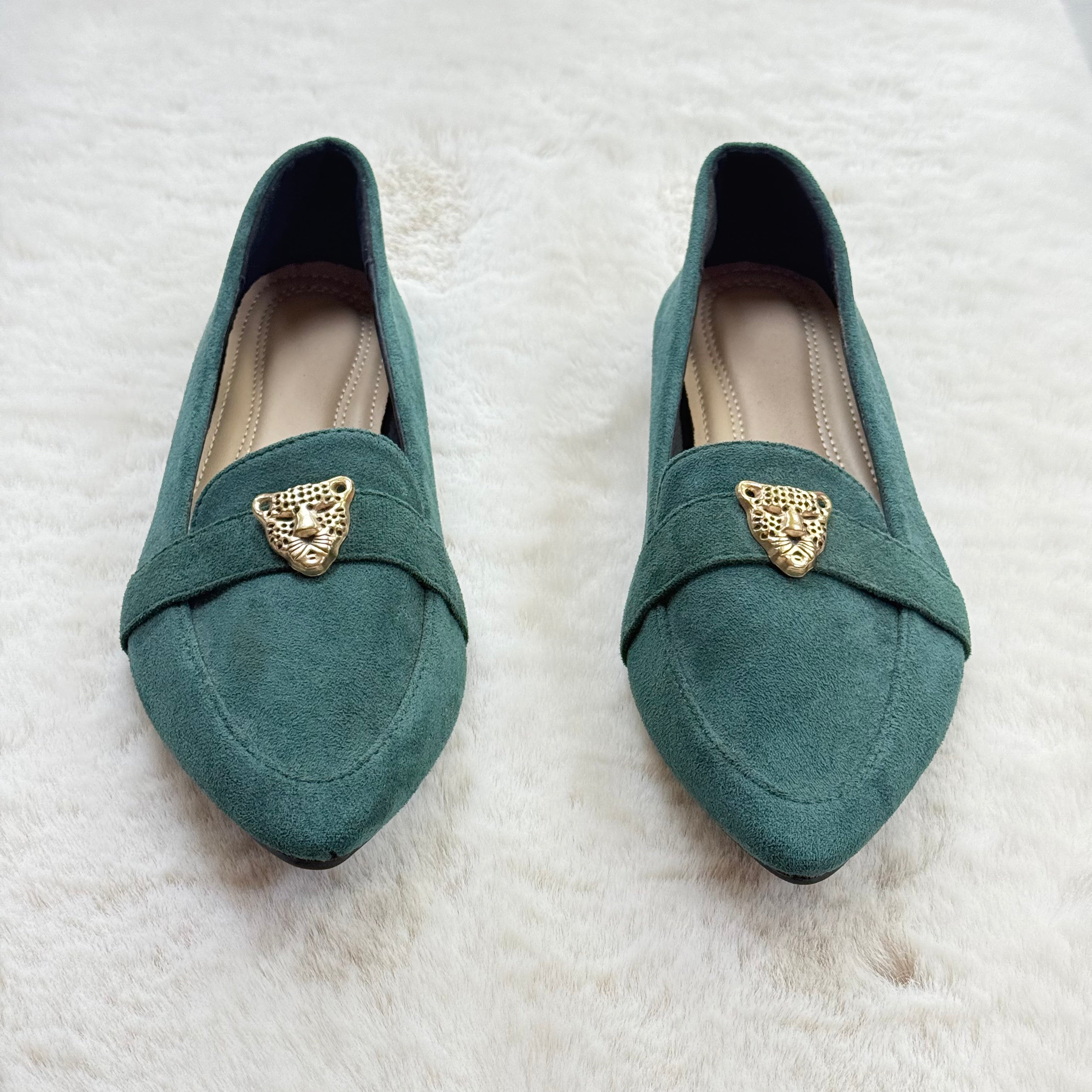 Ballerines Vert Émeraude