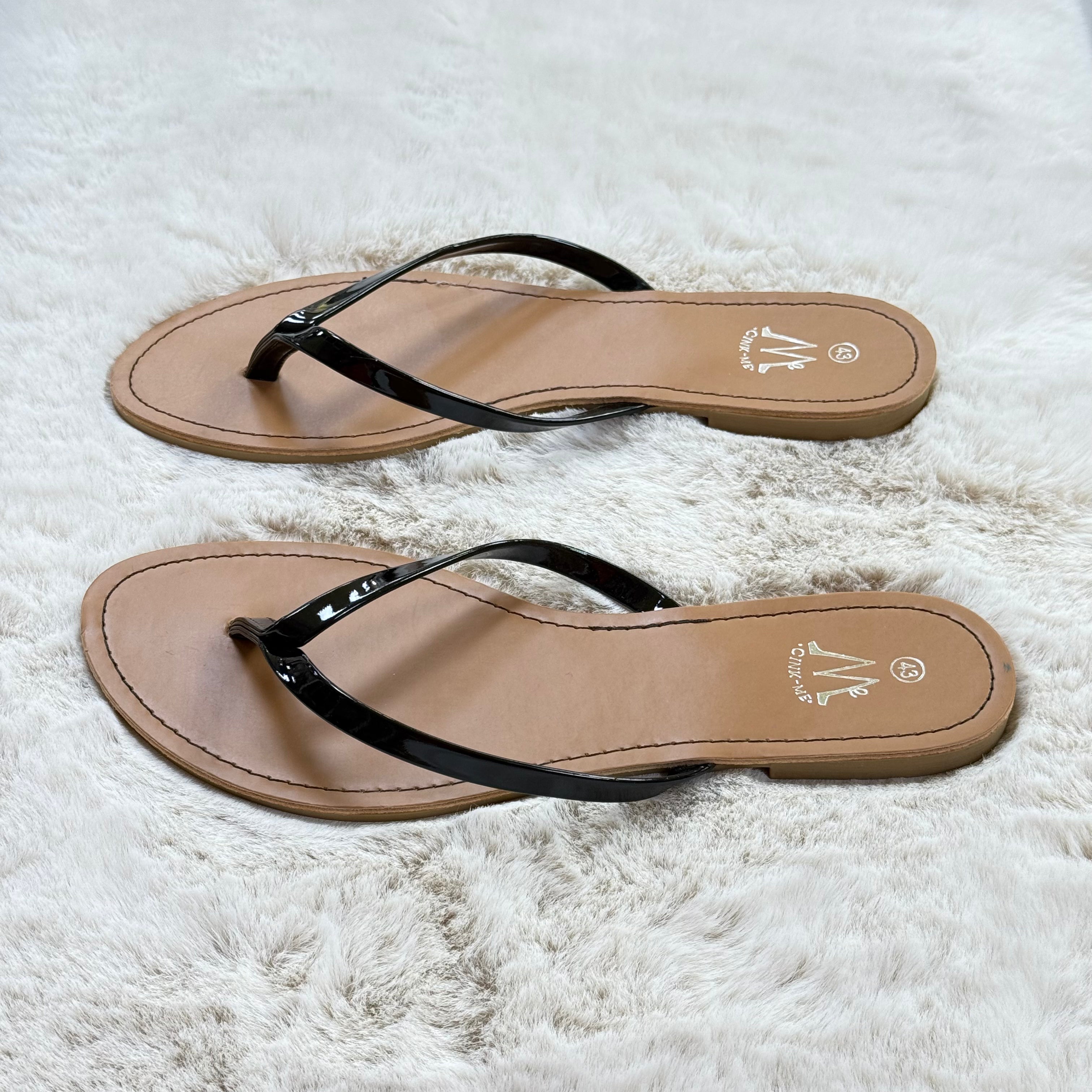 Cink-Me - Sandales Marrons & Noires