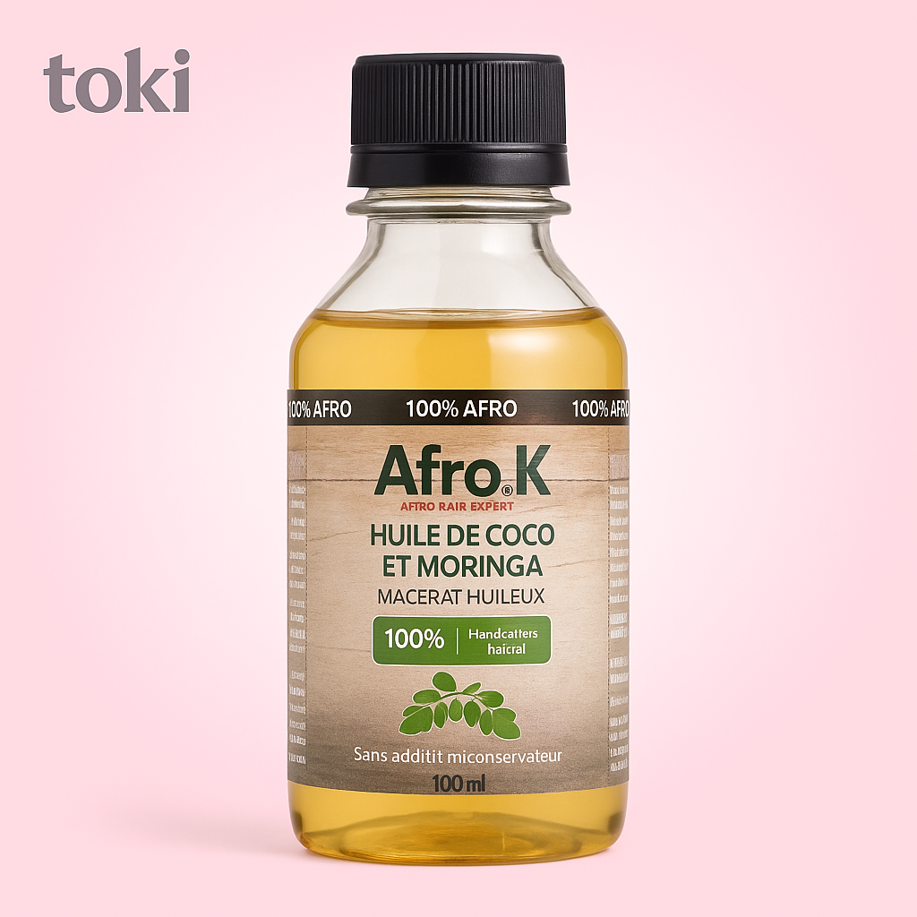 Afro K - Huile de coco et ail