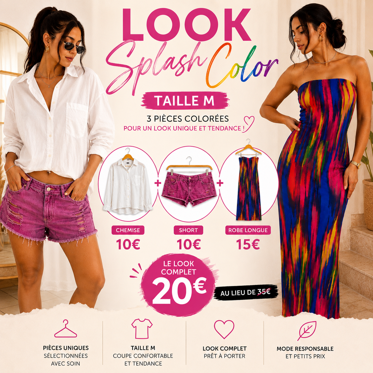 Look Splash Color – Taille M